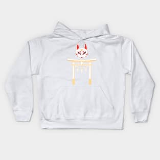 White torii gates Kids Hoodie